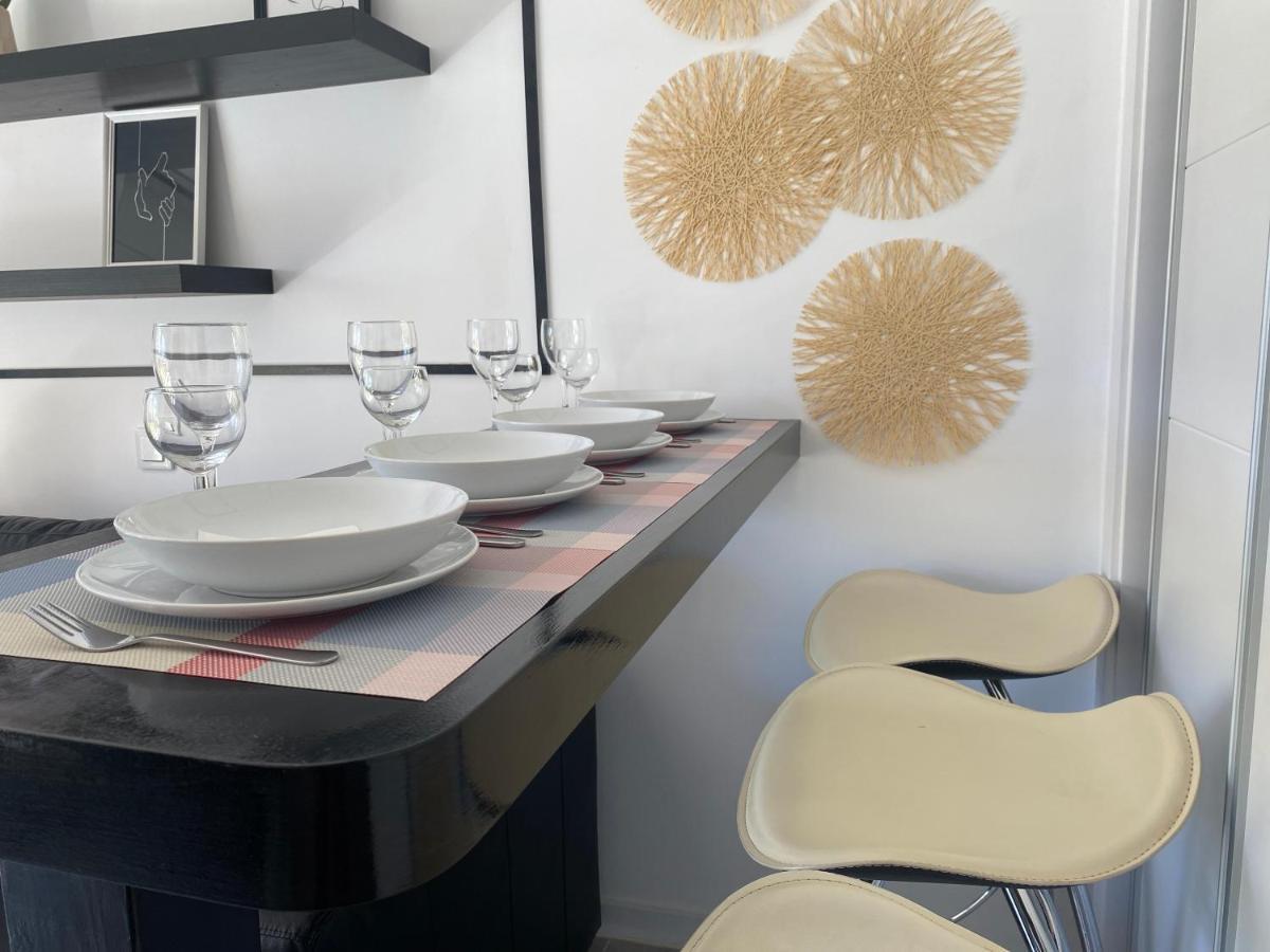 Modern Sea View Studio In Benal Beach Benalmadena Ngoại thất bức ảnh