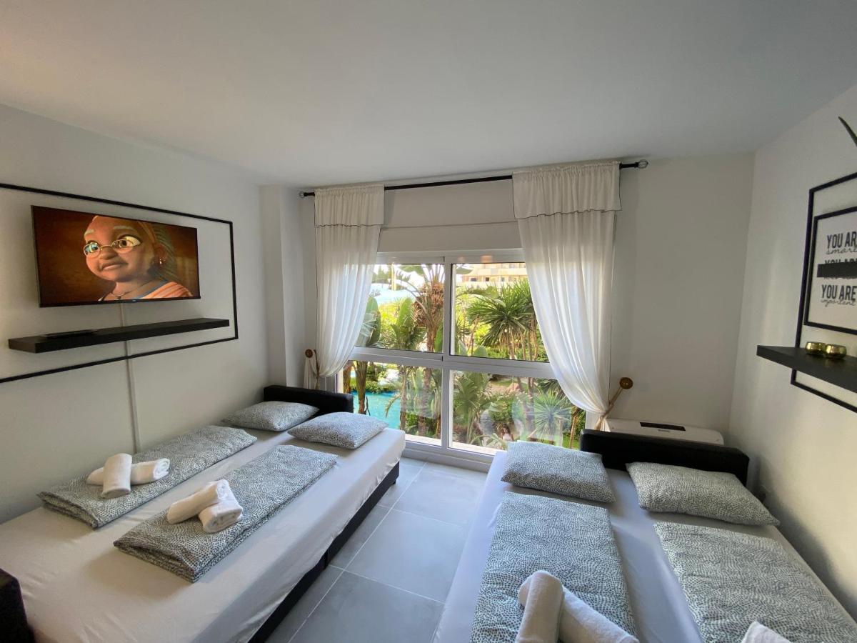 Modern Sea View Studio In Benal Beach Benalmadena Ngoại thất bức ảnh